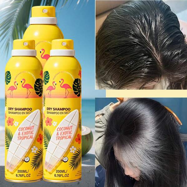 Spray de Esencia de 200 ml,spray voluminizador cabello graso frescura control grasa sin lavado fácil uso seco,Hidrata Suavemente el Cabello Seco,Regalo Ideal para Esposas y Madres, y Perfecto para Cumpleaños/Viajes