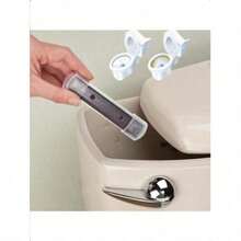4-Piece Magnetic Toilet Cleaner, Durable, Chemical-Free, No Stains - Black - View 1