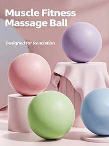 1 PC – Thickened Mini Pilates/Yoga Ball (Fitness Balance Ball); Suitable For Postpartum Abdominal Toning And Core Strength Training; Ideal For Workouts At Home, School, The Gym, Or The Office; Pilates & Yoga Accessory / Inflation Pump Included - Multicolor - View 10