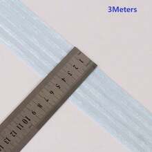 1/3/5 Meters 50mm Nylon Elastic Band Soft Stretch Ribbon For Skirt Waistband Housewear Underwear DIY Sewing Accessory Garment Trim - A - View 39