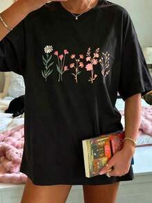 Women T-Shirts - Black - View 1