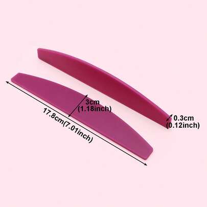 1Pc Crescent-Shaped Shaped Plastic Core Replaceable Sandpaper (Matching Replace…