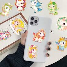 50pcs Unicorn Stickers Decoration, Suitable For Phone Cases, Notebooks, Water Bottles, Skateboards, Graffiti Helmets, Gift Stickers - 1 Set - View 20