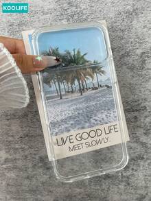 KOOLIFE 2合1透明防震手機殼，附可拆卸吸盤支架免持架，適用於 iPhone 18 Pro Max、17、17 Pro Max、16 Pro、15 Pro Max、13 Pro、15、14、14 Pro、13 - 透明+白色 - 查看 7