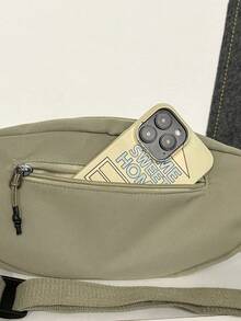 1pc Men's Black PU Leather Crossbody Shoulder Bag, Casual & Business Dual-Use, Suitable For Daily Commute - Multicolor - View 9