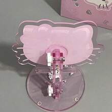 SANRIO Hello Kitty & My Melody Sweetheart Series Multi-Function Stand - Phone Holder, Desktop Friendly Cute Phone Stand, Multi-Function Tablet Stand, Bedside Slouchy Stand, Portable & Foldable - A - View 5