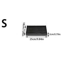 1pc/2pcs Wooden Serving Tray Set, Rectangular Wood Decor Tray For Kitchen Dining Table, Coffee Table, Countertop, Breakfast Tea Snack Platter, Bathroom Vanity Perfume Cosmetic Storage Organizer Tray - Black - View 11