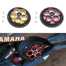 CNC Processed Aluminum Alloy Rotating Fan Cover, Engine Radiator Guard And Frame Hole Cover, Polished Heat-Resistant Cooler Fins Decorative Modification Accessories, Personalized Motorcycle Modification Parts, Suitable For VESPA150, Scooter, Qoge I125, Other Motorcycles - A - View 9