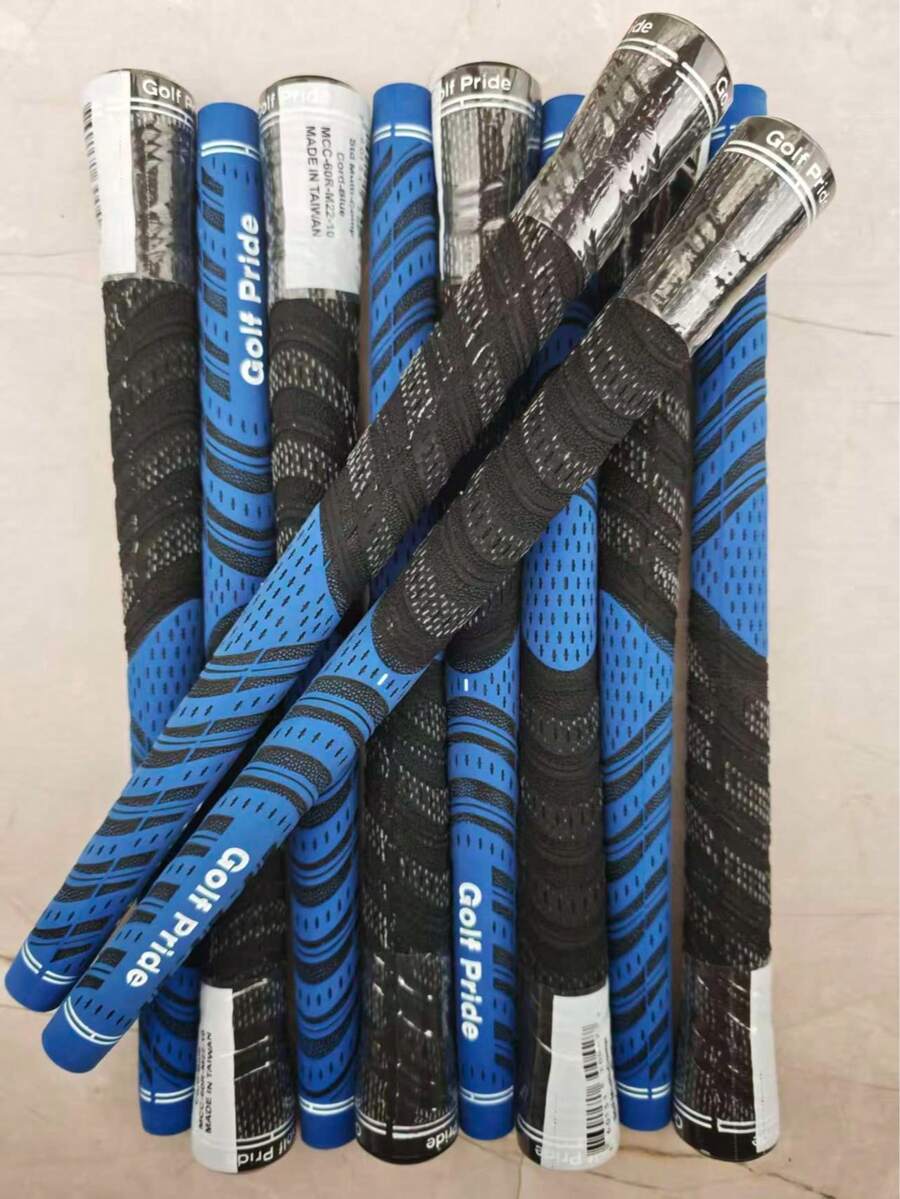 10PCS CKG Golf Grip, Golf Accessories Golf Grips Standard Midsize Size 60R Grips - Blue - View 1
