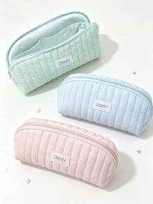 Pink Shell Pencil Case, Can Be Paired With Heart-Shaped Pendant, Fresh And Soft Korean Style, Suitable For Storing Toiletries And Keeping Items Organized, Comes With Multiple Storage Bags, Can Store School Supplies, Perfect For Back To School Season - A - View 8