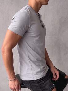 Men T-Shirts - Light Grey - View 3