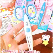 1pc Lace Scissors, Craft Scissors, 3 Styles Of Paper Cutting Lace, Wavy Edge Scissors, Handmade Design, Suitable For Crafts, Home And School Use - Multiple Colors and Random Styles - View 7