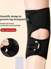 Thickened Warm Knee & Leg Sleeves, Unisex Sports Joint Support, Windproof Winter Warmth, Suitable For Cold Weather, Fitness Training Gear, Sports Weight Loss, Home Living Room Decor, Back To School Season Halloween Gift, Essential Accessory - Multicolor - View 8