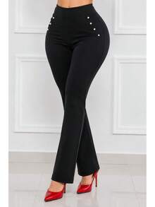 Women Leggings - Black - View 8
