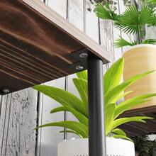 Four-Tier Wooden Shelf Plant Stand - T0001-01-2907 - View 4