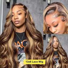 Human Lace Wigs - Highlight427 - View 6
