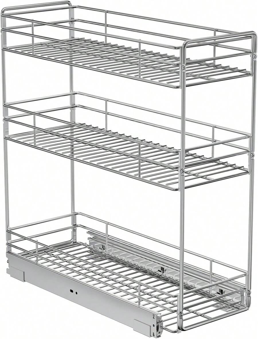 Slide Out Organizer - Silver - View 1