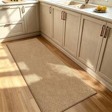 1pc Long Runner Rug, Brown Pineapple Pattern Material Hallway Carpet, Suitable For Entryway, Corridor, Bedroom Bedside And Other Spaces, Dense Fabric With Texture, Easy To Maintain Home Decor, Fits Modern, Japanese, Cream Style And Other Home Decor Styles - Camel - View 6