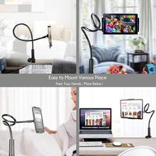 Slouchy Phone And Tablet Holder, Rotatable Phone Stand, Live Streaming Stand, Spiral Desktop Stand, Desktop Or Bedside Phone Holder Tool For Live Streaming - Multicolor - View 8