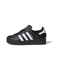 Sepatu Sneakers Low-Top Adidas Originals Superstar 2 Leather Shell Toe yang Nyaman dan Serbaguna untuk Wanita - Hitam - View 12