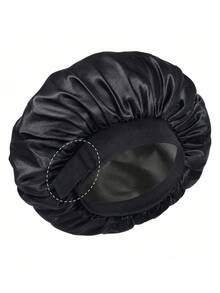 Double Layer Satin Cap, Adjustable Hat, Suitable For Women's Sleep Cap, Double-Sided Hair Net - A - View 4