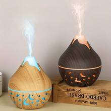 USB Powered Multifunctional Humidifier, Cool Mist Design, Wooden Decor, Perfect For Office, Bedroom, Living Room - Available In 3 Colors, Bedroom Humidifier | Modern Humidifier - Mist - View 3