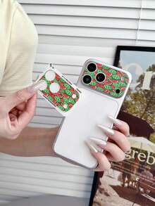 1pc Full Print Summer Cute Watermelon Anti-Fingerprint 9H Hardness Camera Lens Protector, Compatible With IPhone 18 Pro Max/18 Pro/17 Pro Max/17 Pro, Anti-Drop Anti-Explosion Bubble-Free Auto-Adsorption Easy Installation Anti-Scratch Screen Protector Accessory, Suitable For Phone Case - Fruit - View 10