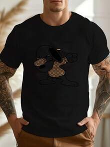 Men T-Shirts - Black - View 8