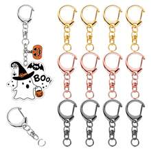 26pcs Multifunctional Alloy Keychain Spring Hooks With Open Connection Rings, Suitable For Creative DIY Keychains, Key Chains, Backpack/Handbag Charms, Key Storage, Jewelry Making DIY, Anniversary/Holiday Gifts (4 Colors Available) - 8C Buckle + Small Circle - View 7