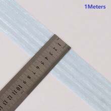 1/3/5 Meters 50mm Nylon Elastic Band Soft Stretch Ribbon For Skirt Waistband Housewear Underwear DIY Sewing Accessory Garment Trim - A - View 30
