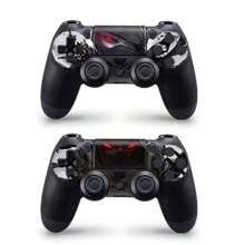 Vinyl Protective Skin Decal Compatible With PS4 Slim Console And Controller, Dark Masked Samurai Art, Waterproof, Scratch-Resistant, Removable With No Residue - View 3