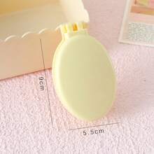 1pc 2-In-1 Foldable Lens Scalp Massage Comb, Mini Lightweight Pocket Hairbrush Tool, Portable Foldable Hairbrush, Suitable For Travel, Outdoor, Sports, Office, School And Daily Care, Practical Beauty Accessory And Graduation Gift - / - View 13