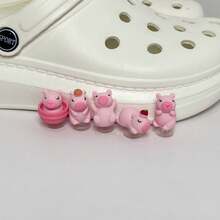 5/10pcs-Shoe Charms Set-Detachable ABS Accessories, 3D Cute Capybara-Glow In The Dark, Solid Color, Suitable For Clogs DIY Sandals-Ideal For Various Holidays And Parties, Perfect Christmas Gift - Solid Color - View 15