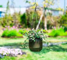 Set Of 2 Hanging Plant Pots, Height 16.5 Cm, Suitable For Placing Plants Indoors And Outdoors - 2pcs - View 5