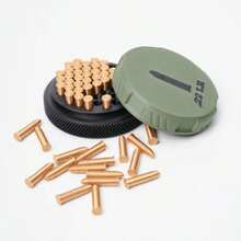 1pc New Mini Portable Storage Box With Screw Cap Design (Suitable For 22LR Caliber) Compact Durable Storage Box With Screw Cap, Portable Pocket Size, Large Capacity Storage (Box Only) - Storage Box - View 2