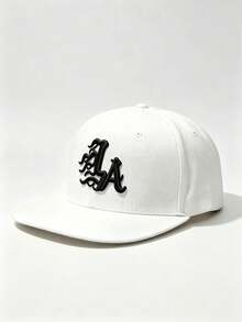 1pc Vintage LA Letter Embroidered Flat Brim Baseball Cap, Hip-Hop Street Style Adjustable Sun Hat, Unisex, Suitable For Daily Outdoor Sports - Multiple Styles - View 8