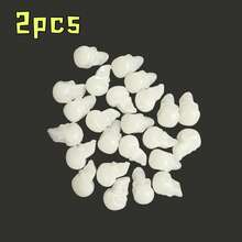 2/10/15pcs Fluorescent Glow Mini Skull Figurines, Plastic Halloween Decorations, DIY Handmade Home Prank Props, Party Favors - Multicolor - View 10