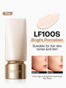 Mistine Soft Focus Lock Light Foundation 24H Long-Lasting No-Smudge Concealing Hydrating Adhering For Combination Oily Skin - LF100S - View 1