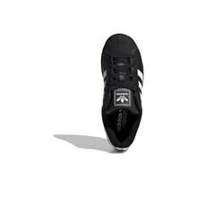 Sepatu Sneakers Low-Top Adidas Originals Superstar 2 Leather Shell Toe yang Nyaman dan Serbaguna untuk Wanita - Hitam - View 4