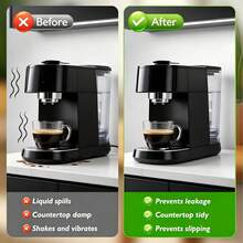 Silicone Coffee Bar Mat, Heat Resistant, Non-Slip, Leak-Proof, 15.8" X 8" Protective Mat, Suitable For Coffee Machines And Espresso Machines - Multicolor - View 6