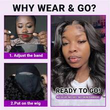 Body Wave Bob Wig Human Hair 4x4 Lace Front Wig 180% Density Transparent Lace Human Hair Wigs - Natural Black - View 8
