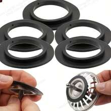 5pcs Plastic Rubber Gaskets, Suitable For Kitchen Sink Strainer Basket, Durable Sealing Gaskets, Suitable For Filter Plug, Compatible With Standard Drain Filter - A - View 4