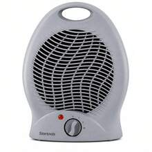 Aquecedor Elétrico Portatil Silencioso 2 nives De Temperatura Quartos Salas Escritorio Clima Agradável Rapidamente - Cinza - Visão 10