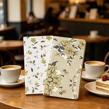2 Packs Bohemian Floral Notebooks, 48 Sheets (96 Pages) With Thick Kraft Paper Inner Pages, Artistic Printed Cover, Portable Compact Size, Suitable For Student Note-Taking, Office Memos, Travel Journals, And Daily Essays. High-Value Vintage Style - Multicolor - View 6