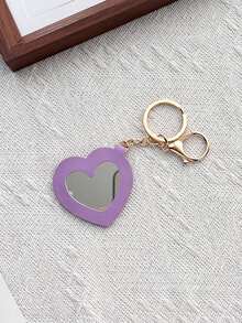1/3PCS Portable Lipstick Lipstick Package Simple Love Mirror Lipstick Storage Set Keychain Pendant, Commuting Dating Double Lipstick Storage Keychain - Multicolor - View 25
