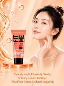 Maybelline 美寶林 Bare Glow 賦活乳液 #01 5ml 試用裝，1/3件可選，改善肌膚紋理，三重精華保濕，維生素C亮白，提亮膚色，適合中性至油性肌膚 - 美寶蓮早C管素顏霜 01 - 查看 3