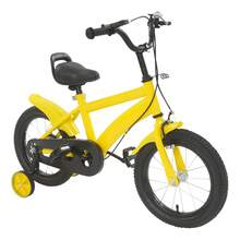 Yellow And  's Bicycle With Seat Handle 14'' Children's Bicycle With Handbrake For Children's Riding, Lessons, Recreation - Yellow+ Black - View 6