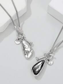 Kalung liontin geometris - MultiWarna - View 6