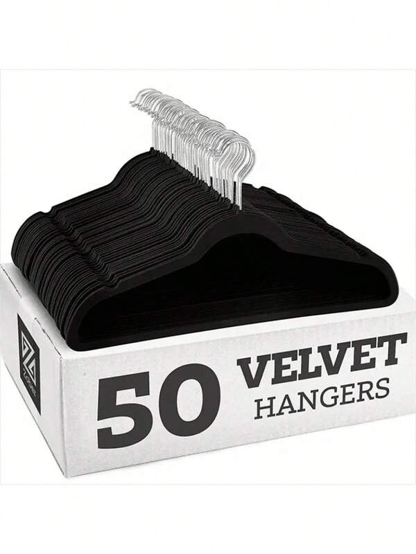 3/1pc Premium Velvet Hangers, Non-Slip Thin Felt Hangers, Sturdy Hangers, Heavy-Duty Coat And Suit Hangers, Durable Suit Hangers, Suitable For Wardrobes, Ideal Wardrobe Supplies.Drying Rack Clothes/Clothes Line For Drying Outdoor