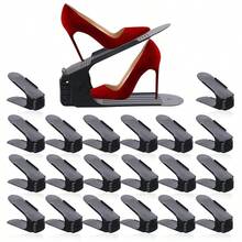 1/3/5/8/10 Tier Adjustable Height Shoe Rack Storage Box, Closet Shoe Organizer, Suitable For Entryway, Hallway, Living Room, Bedroom, Bathroom, Very Space-Saving - Multicolor - View 6